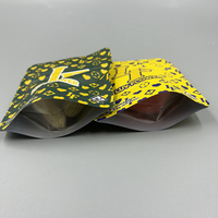 Pochette autoportante personnalisée à finition mate, refermable avec fermeture éclair, pour l'emballage de cosmétiques et d'articles quotidiens de petite taille