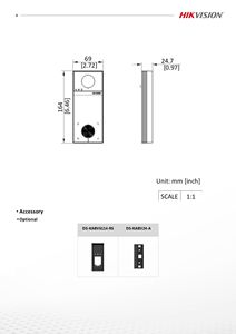 Hik Original DS-KV6114-MWBE1  ชุดอุปกรณ์อินเตอร์คอมวิดีโอสำหรับบ้าน กล้อง 4MP ระบบ <span class=keywords><strong>IP</strong></span> รองรับ PoE และ <span class=keywords><strong>WiFi</strong></span> ควบคุมการล็อคประตูได้สองระบบ - Product Image 6