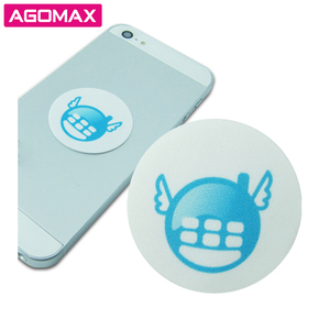 Autoadhesivo de microfibra para teléfono móvil, limpiador de pantalla, pegatinas, muestras gratis - Product Image 4