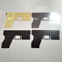 Großhandel 4442 Chip-Slot-Geldkarte in Pistolenform aus Edelstahl mit EMV-Chip-Slot und Hico-Magnetstreifen