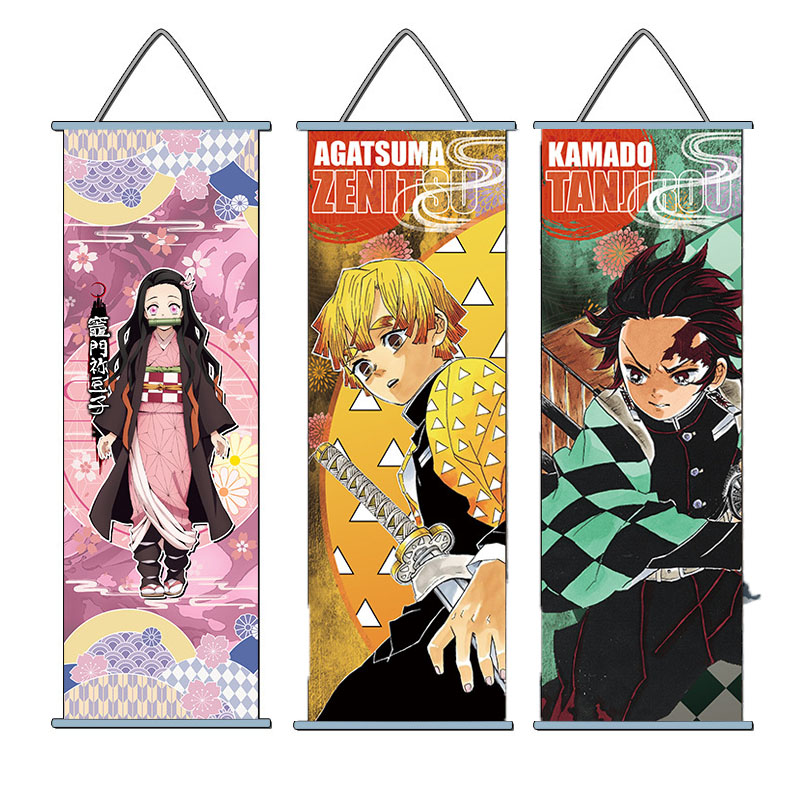 Аниме 70*30 см рассекающий демонов один кусок печать на стене плакат свиток Висячие фотографии фигурки аниме обои