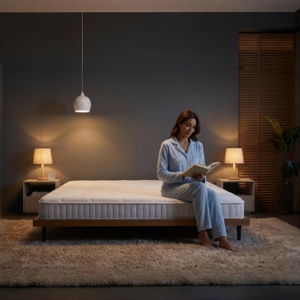 Luxury Individual Pocket Spring Mattress with Euro Top Design for Master Bedroom Furniture Factory Price US - Product Image 1