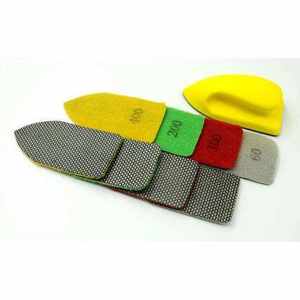 Disco Abrasivo Diamantato per Lucidatura Manuale, Utensili per Levigatura e Intaglio, Tamponi Abrasivi Diamantati per Porcellana e Vetro - Product Image 2