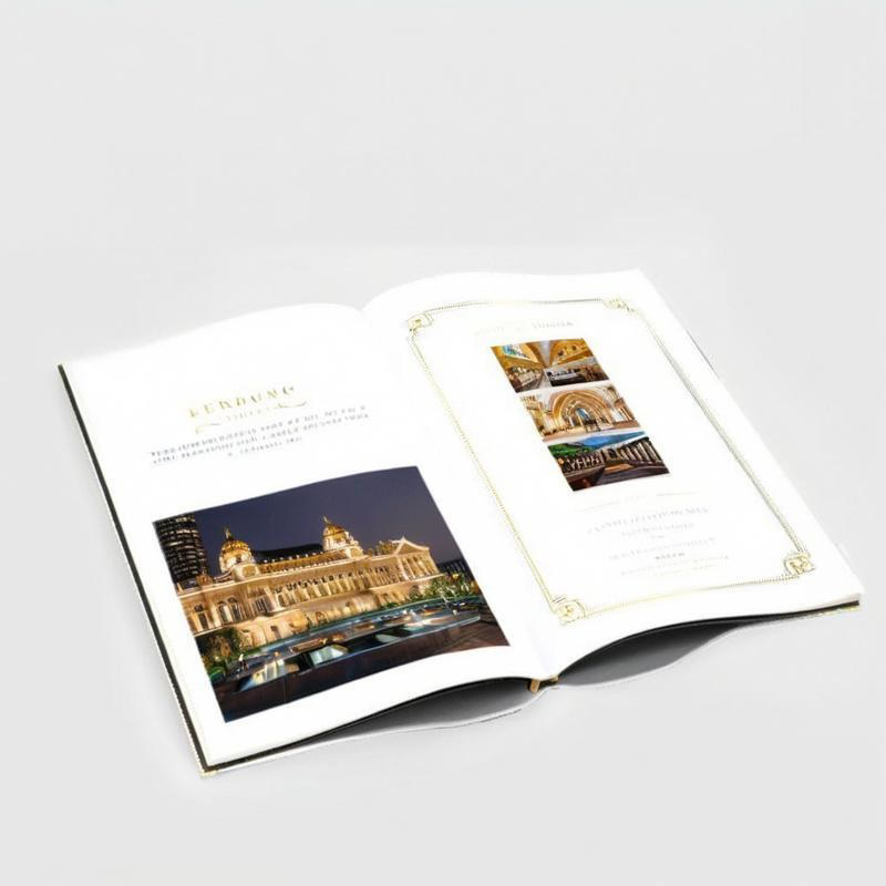 Full Color Fancy Paper Cardboard Catalog Printing Service | Business Catalog Printing Factory Flexographic Film Lamination