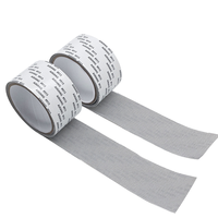Parche Autoadhesivo de Fibra de Vidrio para Reparación de Mallas de Ventanas, Cinta de Malla Impermeable de 50 mm x 2 m para Puertas y Ventanas