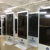 85 75 pulgadas de pie de señalización digital quiosco de pantalla interior Android LCD publicidad pantalla táctil LED reproductor de publicidad tótem