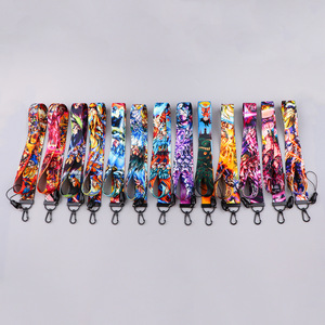 Super Saiyan Dragon Ball Japanese Anime Mobile Phone Lanyard Keychain Strap Neck Decoration Pendant Other Peripherals
