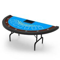 Gyyh-ensemble de 7 joueurs, noirs jack, Table de jeu, Poker, en promotion