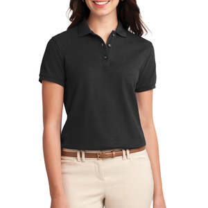 Polo Esencial para Mujer, con Mezcla de Algodón Resistente, Peso Equilibrado y Retención de Forma Consistente Después del Lavado - Product Image 4