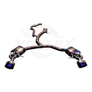 ท่อไอเสียแคทแบ็กไทเทเนียมสีทองแบบกำหนดเอง Vortex OEM ODM พร้อมท่อหน้า สำหรับ Audi RS5 B9 Quattro รับผลิตจำนวนมากแบบ B2B - Product Image 3