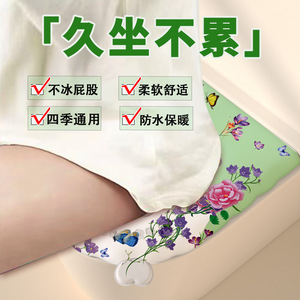 Floral Retro Toilet Seat Cover Thickened Waterproof Universal Bathroom Cushion <b>EVA</b> Material Four Seasons Use - Product Image 3