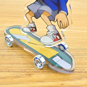 Support de présentation mini en acrylique pour porte-clés, figurine de skateboard <span class=keywords><strong>anime</strong></span> personnalisée - Product Image 3
