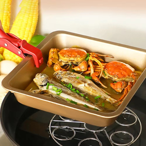 Pinza Antideslizante para Platos Calientes, Pinza para Recoger Platos y Tazones con Mango de Silicona, Utensilios de Cocina Antideslizantes - Product Image 4