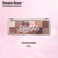 Palette de fards à paupières mats 12 couleurs, fard à paupières multichrome abordable, fard à paupières naturel scintillant, palette de fards à paupières secs, maquillage pour les yeux