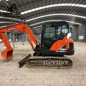 รถขุดขนาดเล็กมือสอง Korea Doosan DX60 น้ำหนัก 5.7 ตัน เครื่องยนต์เดิม มีสินค้าในสต็อก - Product Image 5