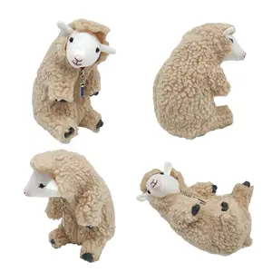 Pecore paffute di alta qualità Kawaii pecore rasate animali di peluche giocattoli divertenti animali di peluche simpatiche pecore depilate