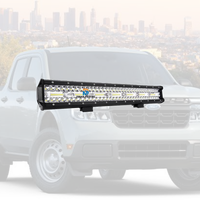Promotion : Barre lumineuse de travail LED 7 pouces à lentille 6D, faisceaux de projecteur et de diffusion pour 4x4 tout-terrain, feux de conduite 12V pour voiture