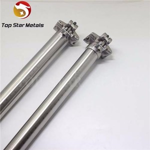 Tist-tija de sillín de aleación de titanio, 31,8mm, CNC, 3AL2.5V, para bicicleta plegable Brompton, 520mm, 550mm, 580mm y 600mm - Product Image 2