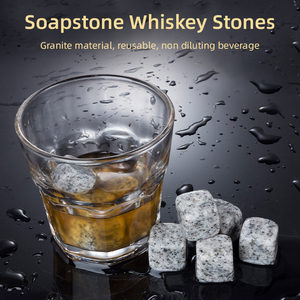 Set <span class=keywords><strong>de</strong></span> Regalo <span class=keywords><strong>de</strong></span> Piedras para Enfriar Whisky y Vino, con Bolsa <span class=keywords><strong>de</strong></span> Terciopelo y Pinzas, <span class=keywords><strong>Utensilios</strong></span> para Beber en el Bar - Product Image 3