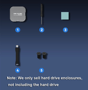 Boîtier Magnétique pour <span class=keywords><strong>SSD</strong></span> <span class=keywords><strong>NVMe</strong></span> M.2 2230 avec MagSafe pour iPhone 16 15 Pro Max ProRes, Adaptateur <span class=keywords><strong>USB</strong></span> C 3.2 Gen2 10Gbps vers <span class=keywords><strong>NVMe</strong></span> - Product Image 6