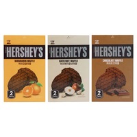 Galleta Coreana con Sabor a Chocolate Hershey, Galleta Waffle, Bocadillo Exótico, Galletas, 55g