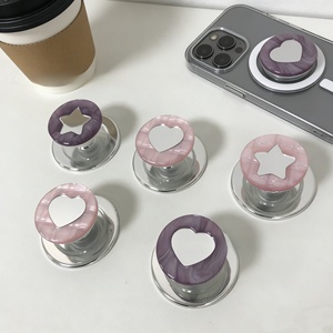 ที่วางโทรศัพท์แบบแม่เหล็ก Love Mirror พร้อมกระจกแต่งหน้าแบบพกพา ที่วางโทรศัพท์ตั้งโต๊ะ อุปกรณ์เสริมโทรศัพท์มือถือ - Product Image 1