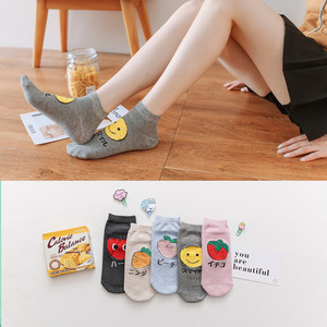 Haute Qualité Coloré Casual Jacquard En Gros Cheville Mignon Dessin Animé Drôle Chaussettes pour Femmes - Product Image 4
