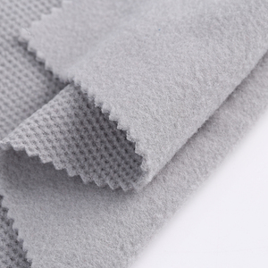 Fabricantes suministro reciclado 100 poliéster piña de punto Hometextile Coral polar tela para Manta con capucha/<span class=keywords><strong>zapatillas</strong></span> - Product Image 3