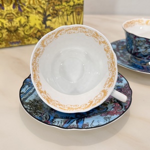 Wholesale D-series Luxury Bone China Afternoon <b>Tea</b> Cups and Saucers - Product Image 4
