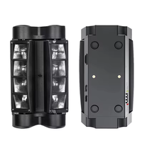 80W RGBW 4-in-1 LED Moving Head DJ-Licht für Bühne Disco Party Bar Hochzeit Event Club Weihnachten - DMX512 & Sprachsteuerung