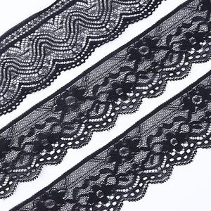Эластичное кружево из нейлоновой нити класса люкс, экологически чистое, с цветочным узором, для нижнего белья, боди и чулок. - Product Image 3