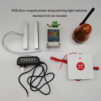 Contrôleur de porte intelligent d'appel gratuit/SMS 4G GSM et alarme de panne de courant et unité d'alarme d'entrée numérique