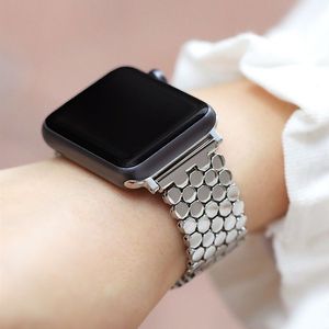 Correa de Reloj de Lujo de Alta Calidad, Hexagonal, de 45 mm y 49 mm, Ultra Dorada, de Acero Metálico, para Apple <span class=keywords><strong>iWatch</strong></span> <span class=keywords><strong>Serie</strong></span> 7 y <span class=keywords><strong>8</strong></span> - Product Image 5
