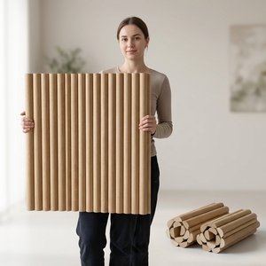 Panel Acústico Decorativo <span class=keywords><strong>de</strong></span> Listones <span class=keywords><strong>de</strong></span> <span class=keywords><strong>Madera</strong></span> al por Mayor, Panel Acústico Ligero <span class=keywords><strong>para</strong></span> Proyectos - Product Image 6