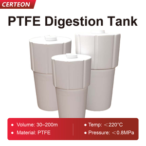 Serbatoio Reazione Campione Laboratorio Pressione Microonde PTFE Alta Temperatura Vaso Digestione Chimica - Product Image 5