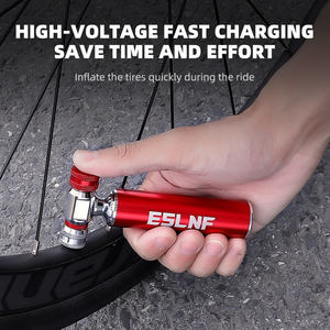 ESLNF-<span class=keywords><strong>Pompe</strong></span> à <span class=keywords><strong>CO2</strong></span> pour Vélo Schrader Presta Adaptateur <span class=keywords><strong>Pompe</strong></span> à Vélo Gonfleur Tube de Pneu en Aluminium Mini Taille <span class=keywords><strong>VTT</strong></span> Pompes à Vélo - Product Image 4