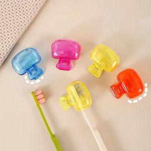 Organizador de cepillos de dientes popular para comercio electrónico transfronterizo, esencial para viajes, tapa protectora para cepillos de dientes, cepillo de dientes portátil de plástico - Product Image 1