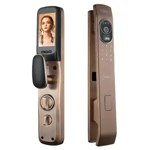 LAIU parmak ven akıllı kilit kapı Tuya/ Zigbee uzaktan kilidini yüz kapı kilidi ile Wifi kamera akıllı kapı kilidi