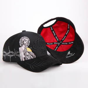 Wholesale Custom 5 Panel Embroidery Logo Velvet Brim Baseball <strong>Hats</strong> <strong>Caps</strong> for <strong>Men</strong> - Product Image 3