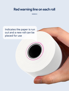 Ücretsiz Numune Isıya Duyarlı Termal Kağıt Ruloları 70g 57*30mm Özelleştirilmiş Paket Kredi Kartı için Nakit Fiş Kağıt Rulosu Fabrika - Product Image 2