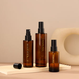 Botellas <span class=keywords><strong>de</strong></span> Spray <span class=keywords><strong>de</strong></span> Vidrio Marrón Vacías <span class=keywords><strong>de</strong></span> 40 ml, 60 ml y 100 ml, Recargables, Dispensador <span class=keywords><strong>de</strong></span> Tónico Cosmético y Perfume - Product Image 5