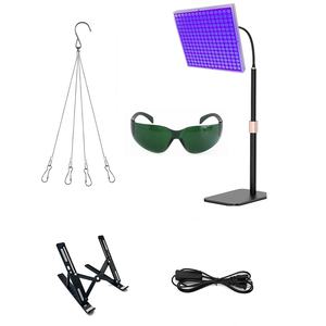 โคมไฟบำบัดสีน้ำเงินม่วง ขาตั้งปรับได้หลายมุม ตั้งเวลาและหรี่แสงได้ อุปกรณ์ดูแลความงามที่บ้าน - Product Image 6