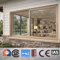 Fenêtre à battant en aluminium sur mesure pour maison moderne, fenêtre de villa insonorisée et écoénergétique