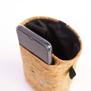 Sac à craie en liège écologique et naturel élégant pour l'escalade, pochette à craie recyclée, sac de bloc - Product Image 3