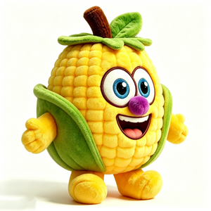 Personaliza tu peluche de maíz, adorable peluche de maíz, peluche de verdura, peluche con forma de comida - Product Image 3