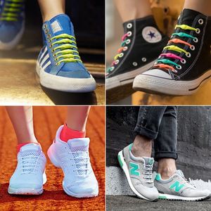 Lazy Shoelace Trend Free Silicone Buckle Colorful Elastic No Tie Shoe <b>Lace</b> - Product Image 3