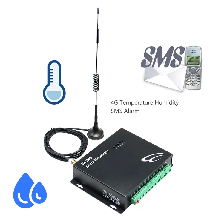 Intelligente Landwirtschaft 4G Mobile Multipoint Data Logger gsm Temperatur überwachung