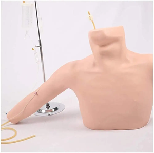 Simulador médico do treinamento para a educação Punção periférica Modelo venoso central do cateterismo da punção - Product Image 4