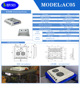 Trattore aria condizionata e trattore condizionatore d'aria/AC05/DC12V/24 V/<span class=keywords><strong>Motore</strong></span> guidato - Product Image 2