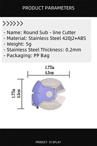 OEM Mini 4 colori forma cerchio forma forma di pesca linea taglierina da pesca forbici - Product Image 2